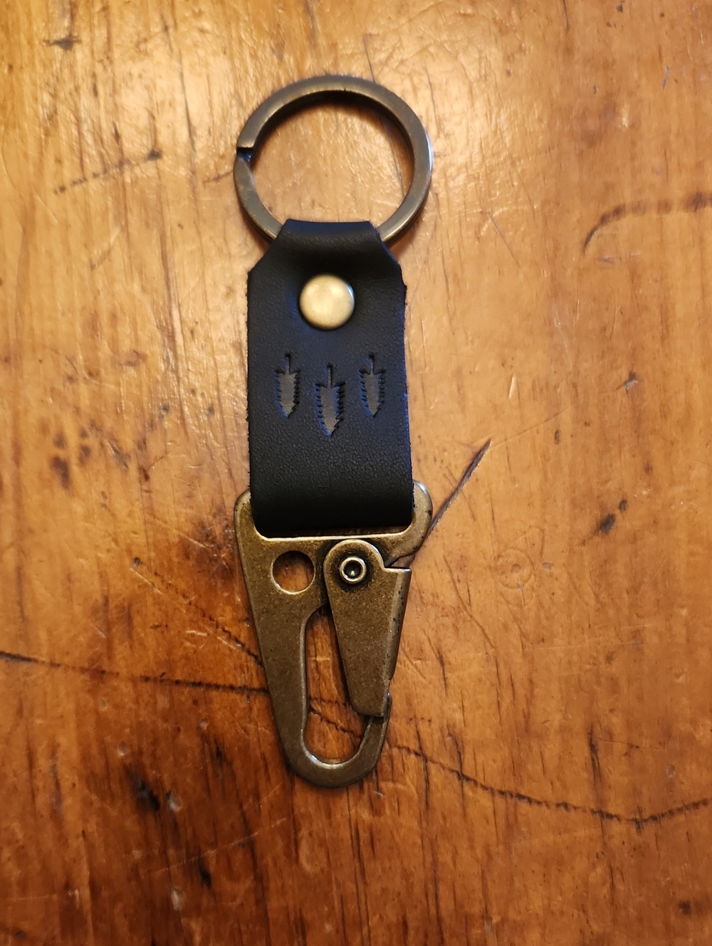 Portland Leather Goods Keychain NWOT